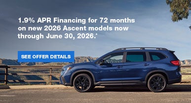 Ascent | Sutherlin Subaru in Kingston TN