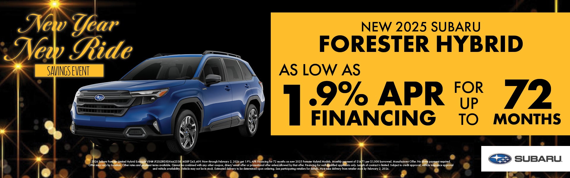 New 2025 Subaru Forester Hybrid