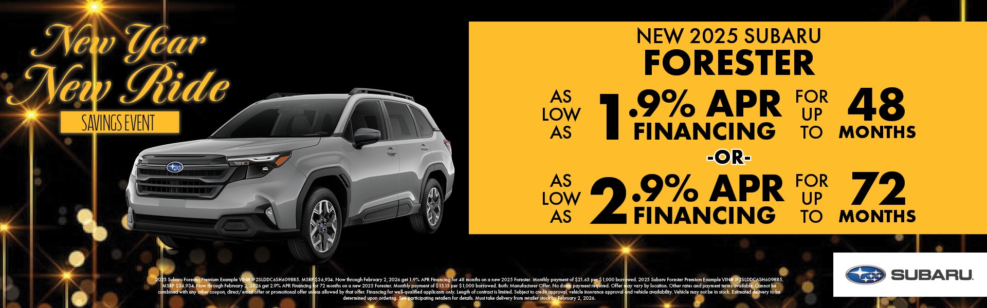 New 2025 Subaru Forester