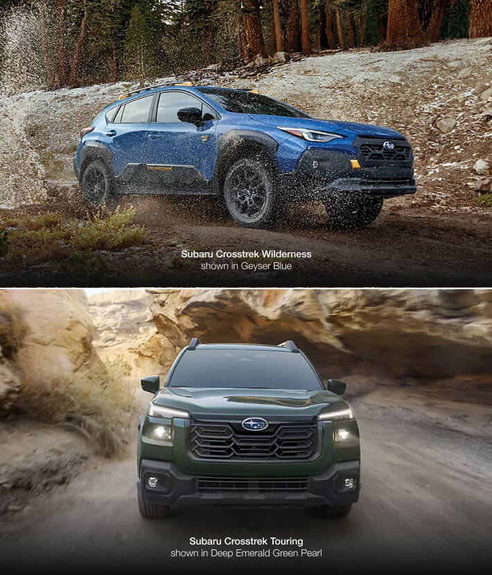 subaru outback vs subaru crosstrek colors