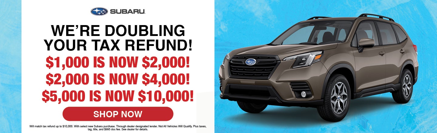 We're Doubling Your Tax Refund!